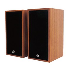 i-shock 風雲型木質USB喇叭 二件式電腦音響, 木紋棕