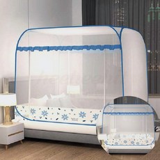 히히힛 원터치 모기장 200x150cm 침대방충망