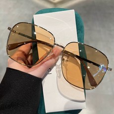 PASIJING 빅프레임 선글라스 - 남성 운전용 자외선 차단 여성 여름 썬글라스