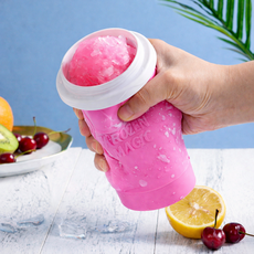 이한선생활과학 조물조물 슬러시메이커 슬러시만들기 셀프 슬러시 홈쿡, 핑크, 1개
