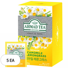 아마드티 캐모마일 레몬그라스 허브차, 1.5g, 20개입, 5개