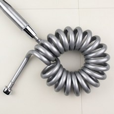 샤워기호스 샤워기줄 튜브샤워줄, 라이트그레이, 300cm