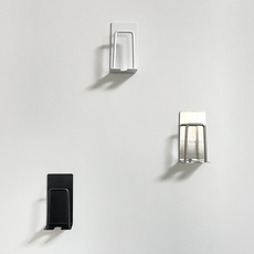 시그니처아이템 간편 소품걸이, 3개, 화이트