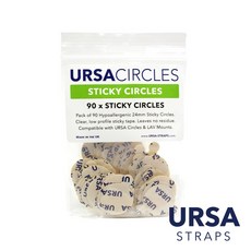 URSA STRAPS 90片 24mm 低殘膠貼片, 1個