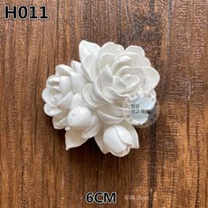 금성여자 벽면인테리어 접착식 붙이는 화이트 벽장식, h011 6cm, 기본 향