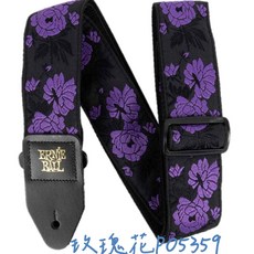 ERNIE BALL P05359 Jacquard 系列 玫瑰花圖案 背帶 吉他貝斯適用, 1個