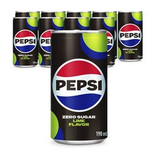 롯데 펩시콜라 제로슈거 라임향 (업소용), 10개, 190ml