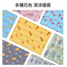 寵物冰墊 貓咪狗狗涼爽睡床 降溫墊, 寵物冰墊S碼隨機圖案, 1個