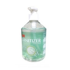 3M 쓰리엠 세니타이저 손소독 손세정제 500ml 살균소독 에탄올, 3개