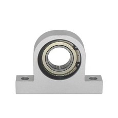 巨匠工廠 P型立式鋁合金光軸支撐軸承座 T型固定座 立式軸承座固定架 穩固支撐 DIY首選, 1個, P608內徑8