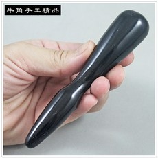 摩邦比 牛角按摩棒 穴道按摩 去痠痛 敲膽經推肝經原始點T-B17, 1個