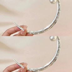 LIA LORELE STUDIO 玄月珍珠髮簪，新中式半月金屬髮簪盤髮頭釵, 1個, Z-云為衫同款玄月珍珠發簪【兩個裝】