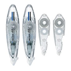 [원드림]톰보 모노에어 펜타입 수정테이프 투명 PAX5 5mmx6m 스탠다드 리필 PAR5 5mmx6m 4종세트