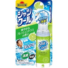 日本小林製藥衣物涼感消臭噴霧隨身瓶 夏天旅遊必備, 1個, 清新柑橘, 100ml