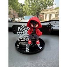 스파이더맨 애니매이션 캐릭터주차번호판 안심번호주차번호판 임시주차번호판[세상의모든피플], 1개, 레드+핑크번호판