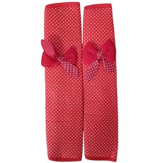 도매짱 냉장고 손잡이 커버, C. 도트 리본 (레드)