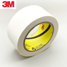 3M 마스킹테이프 50mm 쓰리엠 종이테이프 40M 백색 페인트 도장 도색 포장 마킹작업