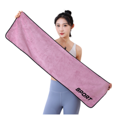 [더루시] 다용도 극세사 수건 타월 가운 스포츠타월 수건 3종 세트 TSP1554 30 x 110 cm, 퍼플, 2개