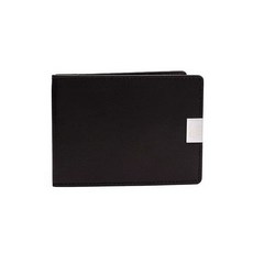 Dun Wallets 超極薄皮夾 黑皮革 短夾 男夾 鈔票夾