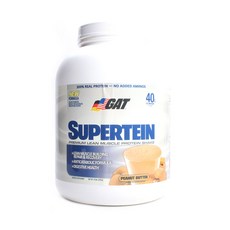 GAT SPORT Supertain 蛋白粉, 花生醬, 1個, 2270克