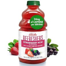 Dr. Smoothie Refreshers Strawberry Acai – Made with Real Fruit Juice – Drink Concentrate No Arti, 46 Fl Oz (Pack of 1), 1개, 1.36L