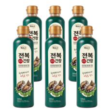 [요리 한끗 차이] 전복간장 감칠맛 만능 요리간장 PREMIUM SEAFOOD SOY SAUCE, 6개, 500ml