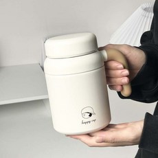 新款漸變大容量噸噸桶保溫杯高顏值運動水壺戶外便攜吸管大肚杯款, 1個, 1L, 木手柄小號-800ml:食品級材質