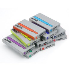 LAMY T10 만년필용 일회용 잉크 카트리지 5p, 블루블랙, 1개