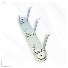 AL 2단 3구 옷걸이 실버 행거 정리 수납 드레스룸