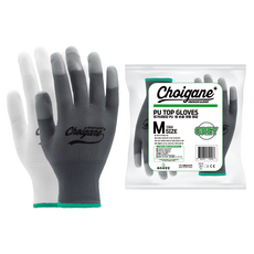 최가네장갑 PU TOP 손끝 코팅장갑 (10켤레) 작업장갑 미끄럼방지 정밀조립 포장, 회색, 10개