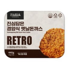 진심담육 수제 경양식 돈까스, 4개, 110g