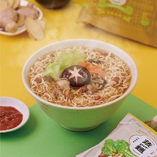 【善善心x台酒】蔬PER麵蔬食酒香泡麵 l 當歸藥膳竹葉青 (袋裝), 1個, 1袋=4包(當歸藥膳X竹葉青)