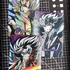 圣斗士星矢冥王篇閃卡一套6張，重溫經典動畫，高品質收藏。, 圣斗士星矢冥王篇閃卡一套6張 8.6 5