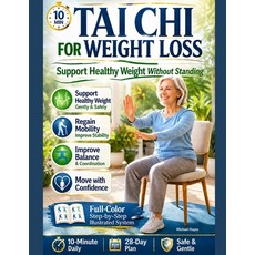 (영문도서)Tai chi for Weight Loss: Support Healthy Weight Management with Chair Tai Chi to... Paperback, Independently Published, English, 9798195292768 Independently Published, English, 9798195292768