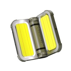 캠핑 충전식 LED 랜턴 태양광 무드등 방수 휴대용 작업등 캠핑용 야외 실내 감성 텐트, 1개, 군록색 태양광 2000LM 5000mAh