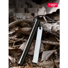 야생 생존용 방수 강철 파이어스타터 견고한 부싯돌 등산 캠핑 필수 안전, 1개, D_대형 12.7x1.2cm