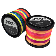 JOF 8編 PE釣魚線, 綠彩, 1個