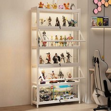 양주 수납장 위스키 거실 주류 진열장 와인 장식장 술장, B. 80cm 플립 도어 4면 개방