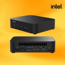 인텔 N150 미니PC 윈도우11 NUC14MNK15 DDR5 와이파이 블루투스 사무용 초고속 슬림 인텔 N100 후속 컴퓨터, 윈도우 11 프로, 1TB, 8GB, 블랙