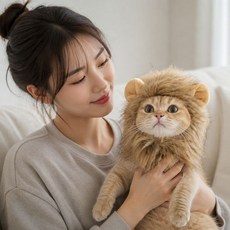 강아지 고양이 사자 갈기 모자 촬영용 코스프레 반려동물 액세서리 986000ea (개)
