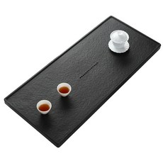 天然烏金石茶盤, 30CM*15CM*3CM, 1個