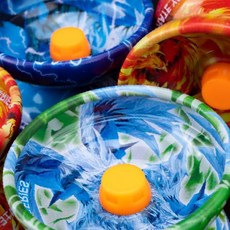 취미용품 어린이 회전형 야외활동 레저용품 놀이기구 금속재질 손동작 놀이용품 장난감, 1개