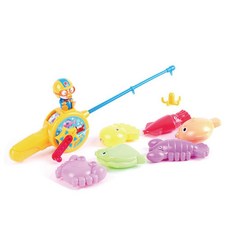 유아 뽀로로 진동 낚시대 낚시놀이 세트 물놀이 장난감 키즈, 1개
