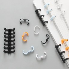 문서정리 A4 바인더링 30홀 플라스틱 제본링, 투명