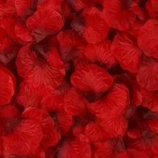 2000/100Pcs 인공 가짜 장미 꽃잎 발렌타인 데이 웨딩 파티 로맨틱 장식에 대 한 다채로운 시뮬레이션 실크, 02 1000PCS, 06 Dark Red, 1