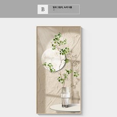더패스터 거실액자 대형 거실 명화 포스터 그림, 60x120 [알루미늄+크리스탈 도자기 그림], B# 복과 번영과 장수