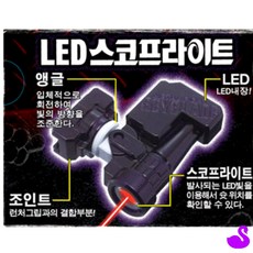 메탈베이블레이드2 LED 스코프라이트 배틀팽이, 1개