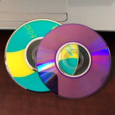 도매 10개 미니 8cm 1.4GB 등급 A 과일 공백 인쇄 8x DVD R 디스크., 1개