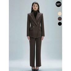 비비드시크릿가너 VIVID SET 여성 린스 겨울정장자켓+기모팬츠 세트