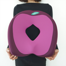 바른자세 고기능성 애플라이너 애플방석, 퍼플, 1개